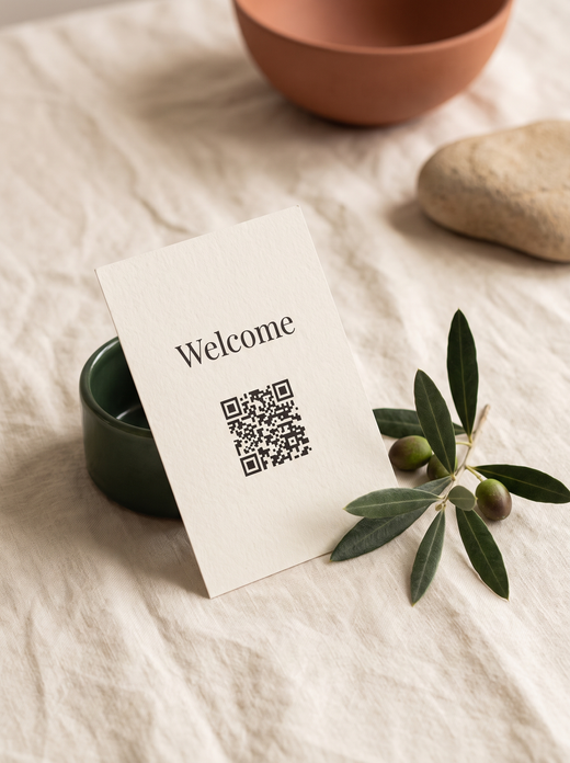 Poster d'ingresso — accesso al welcome book